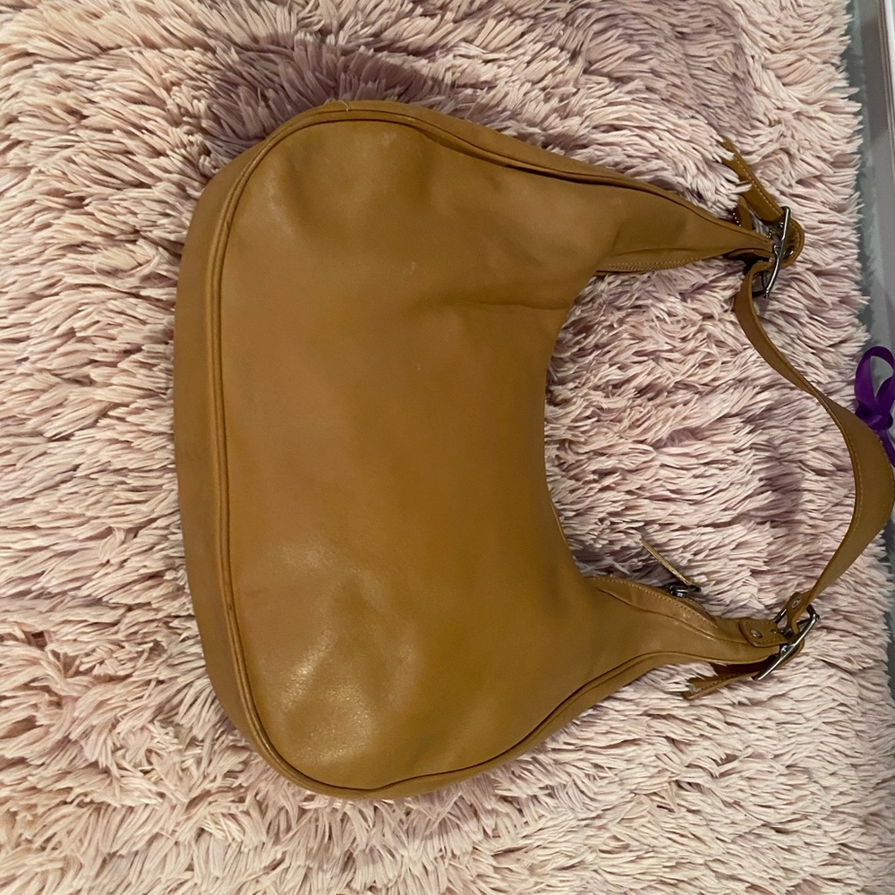 Coach Tan Leather Hobo Bag